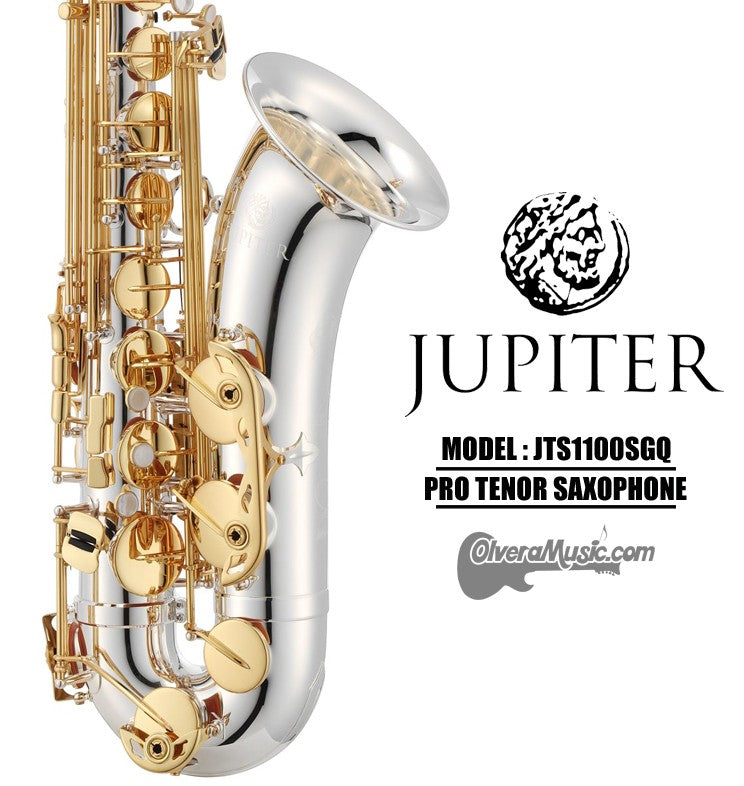 JUPITER Professional Tenor Saxophone - Silver Plated w/Lacquered