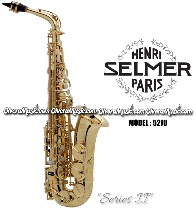 SELMER PARIS "Series II" Jubilee Edition Professional Eb Alto Saxophone - Lacquer Finish