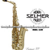 SELMER PARIS "Series II" Jubilee Edition Professional Eb Alto Saxophone - Matte Finish