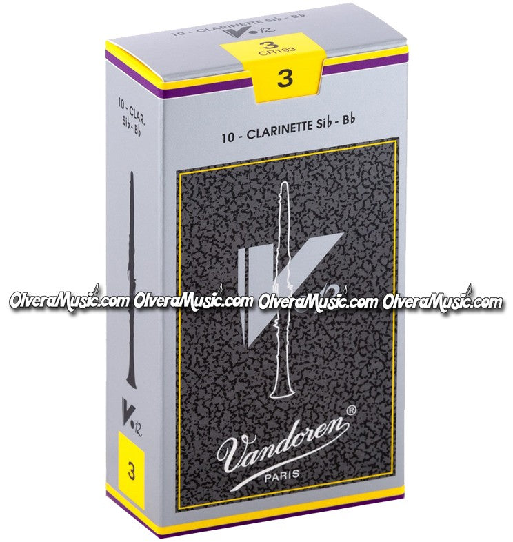 VANDOREN V12 Bb Clarinet Reeds - Box of 10