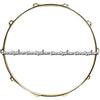 SUNLITE 14" Brass Plated Top Snare Hoop 10-Lug