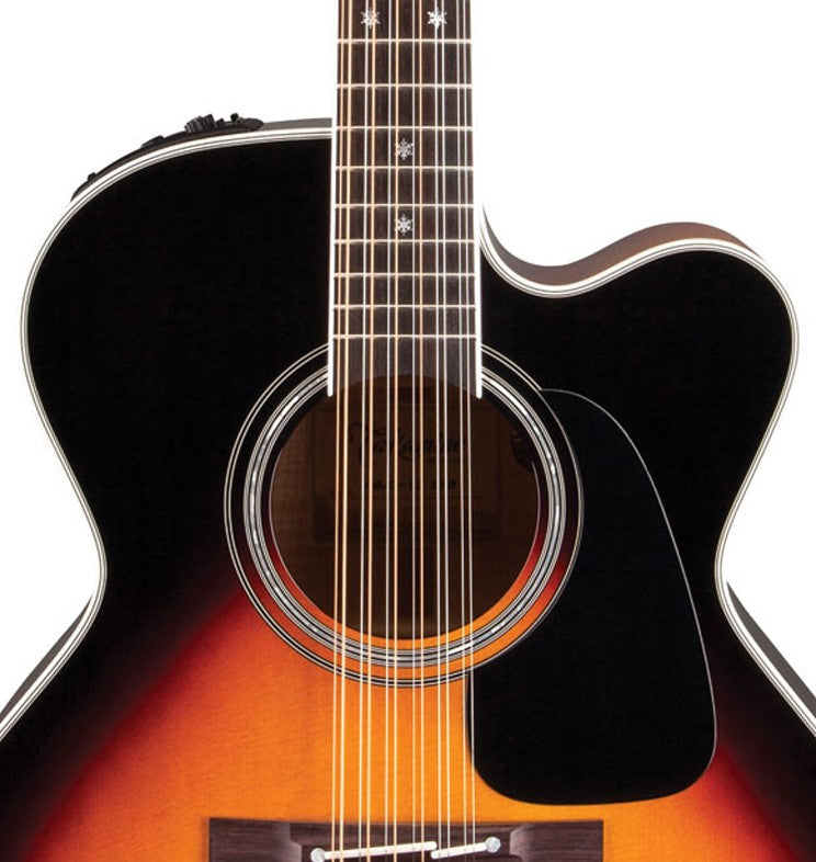 TAKAMINE Pro Series 6 Acoustic/Electric 12-String Guitar - Brown Sunburst