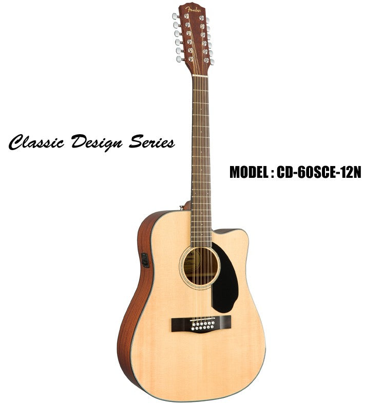 FENDER 12-String A/E Guitar - Natural