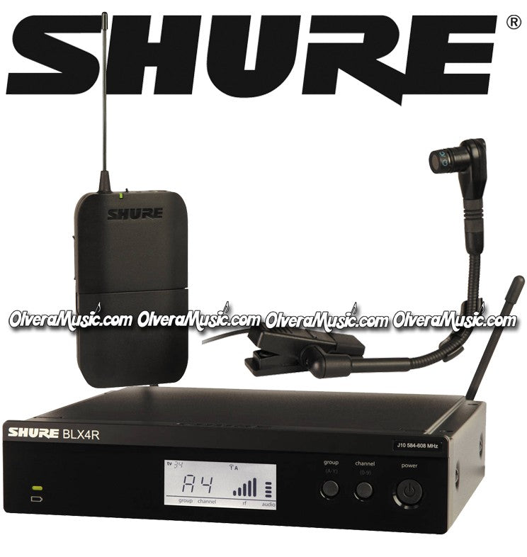 Shure Rack Systems SHURE Rack Mount Wireless System - Instrument Microphone – Olvera Music