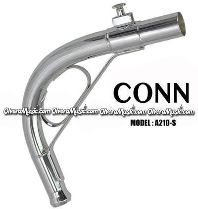 CONN Sousaphone/Tuba Neck - Silver Plate Finish