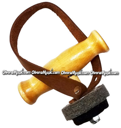 Mango/Porta platillos de mano de Madera