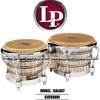 LP Galaxy Giovanni Wood Bongos - Natural/Chrome