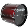 SUNLITE 18x24 Bass Drum - Wine Red