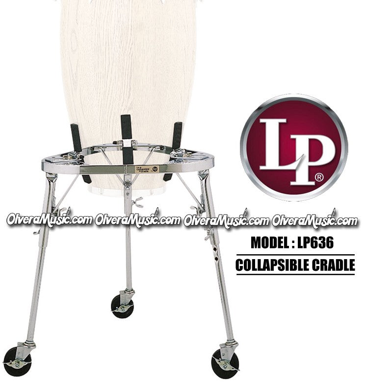 LP Collapsible Cradle Conga Stand w/Legs & Wheels