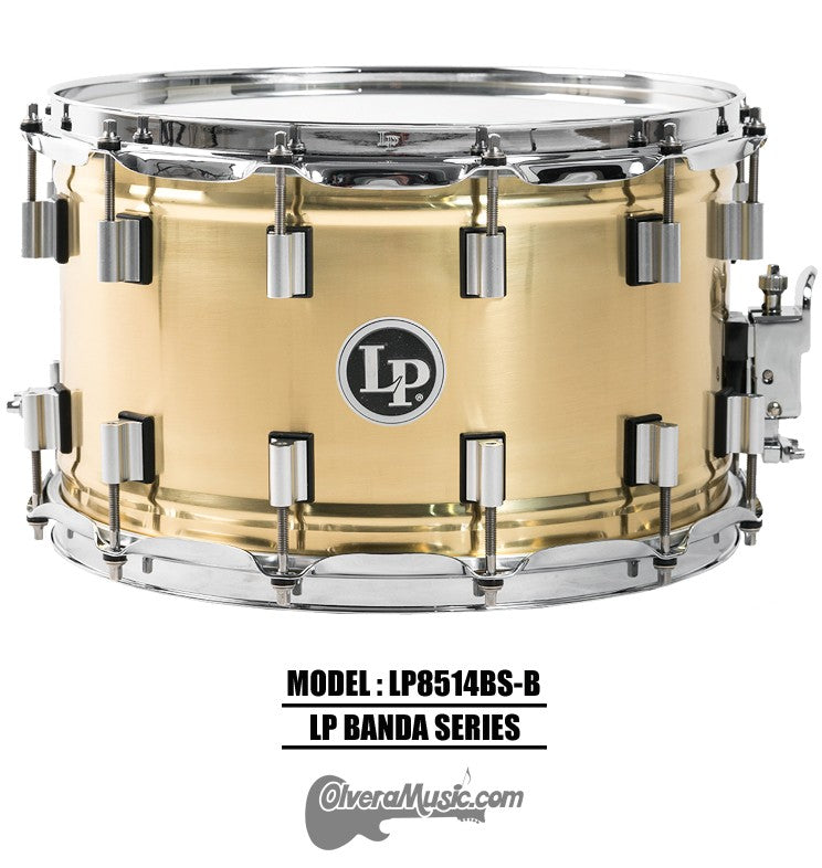 LP Banda Snare 14"x8" Brass Finish 12-Lug