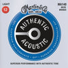 MARTIN SP 80/20 Bronze Light Authentic Acoustic Guitar Strings