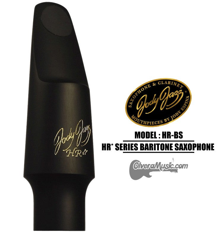 JODY JAZZ HR* Series Hard Rubber Baritone Saxophone Mouthpiece