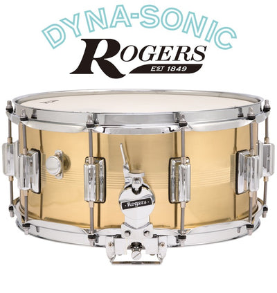 ROGERS Mod.Dyna-Sonic B7 14"x6.5" B7 Tarola de latón.