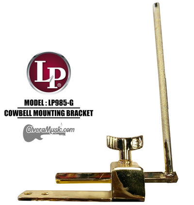LP Cowbell Mounting Bracket for Tito Puente Timbales - Gold Color