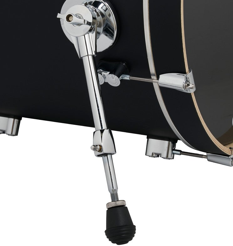 PDP "Concept Series" 7-Piece Maple Shell Pack - Satin Black Finish