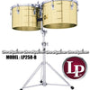 LP Thunder Tito Puente Timbales 15" & 16" Extra Deep Shells - Brass Finish