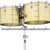 LP Thunder Tito Puente Timbales 15" & 16" Extra Deep Shells - Brass Finish