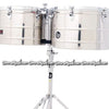 LP Prestige Timbales 15" & 16" Extra Deep Shells - Stainless Steel Finish