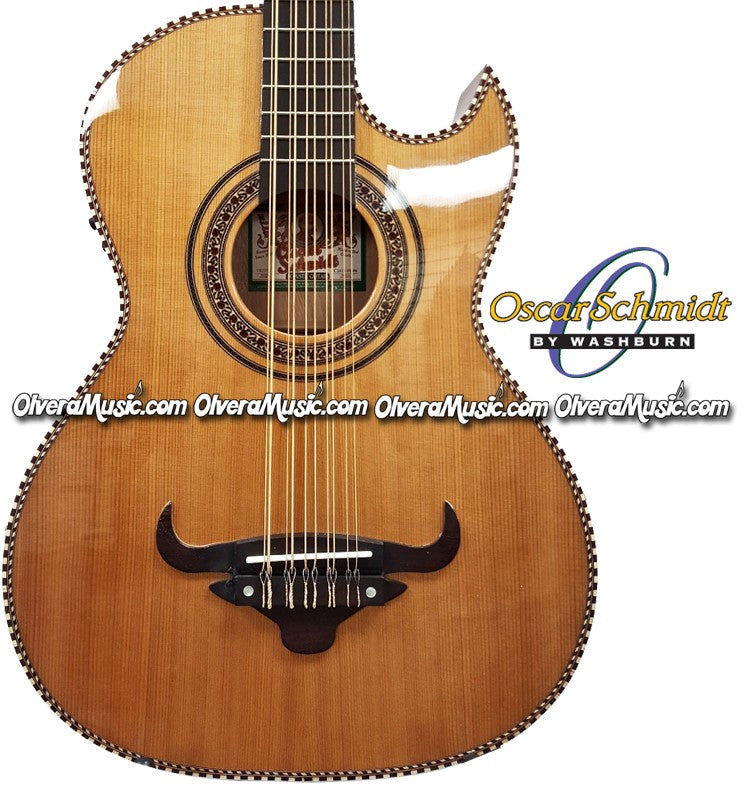 OSCAR SCHMIDT Thin Line Acoustic Electric Bajo Quinto