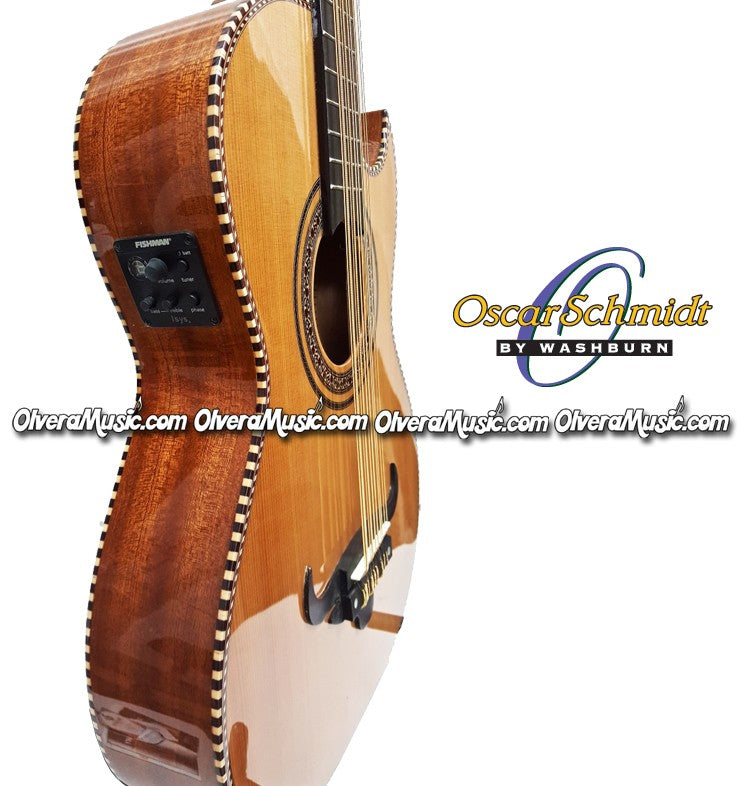 OSCAR SCHMIDT Thin Line Acoustic Electric Bajo Quinto