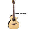 TAKAMINE Classical 24-Fret Cutaway Acoustic/Electric Guitar - Gloss Natural Finish