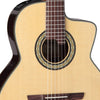 TAKAMINE Classical 24-Fret Cutaway Acoustic/Electric Guitar - Gloss Natural Finish